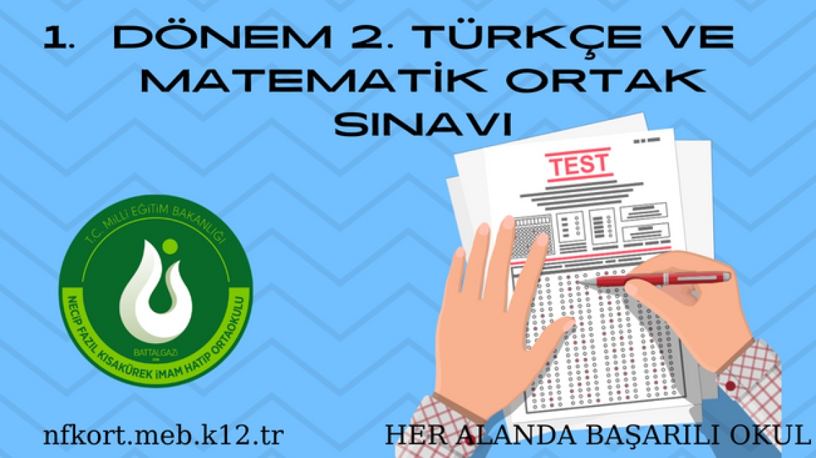 6. sınıf 1. dönem 2. Ortak Sınavlar Kazanımları - Türkçe ve Matematik