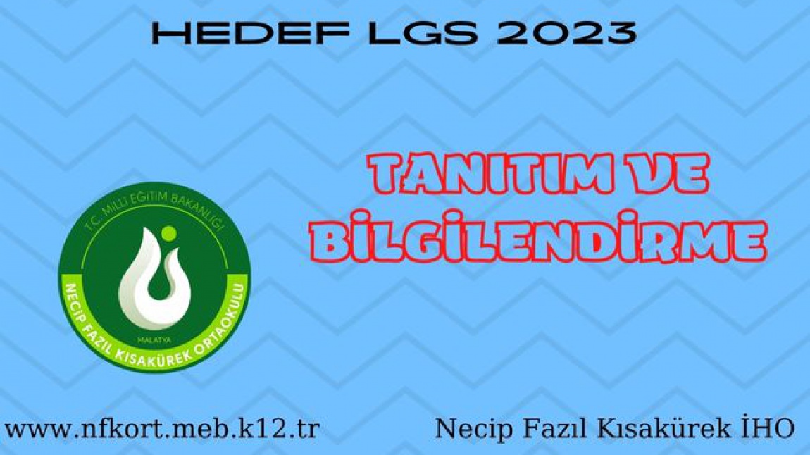 HEDEF LGS 2023 TANITIM VE BİLGİLENDİRME