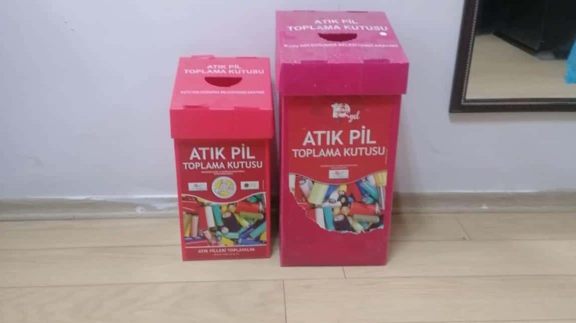 Eko Okullar Projesi Kapsamında Atık Pil toplama Kampanyası Etkinliklerimiz