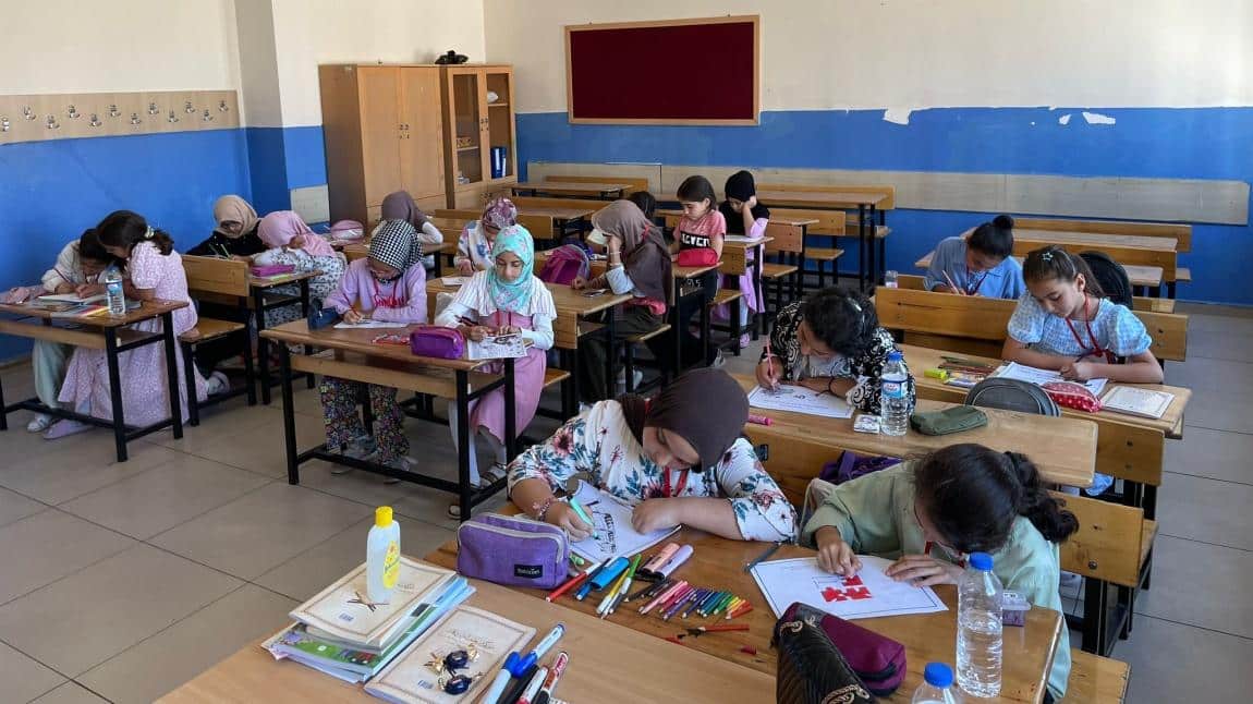 15 Temmuz Demokrasi ve Milli Birlik Temalı Boyama Etkinliğimiz
